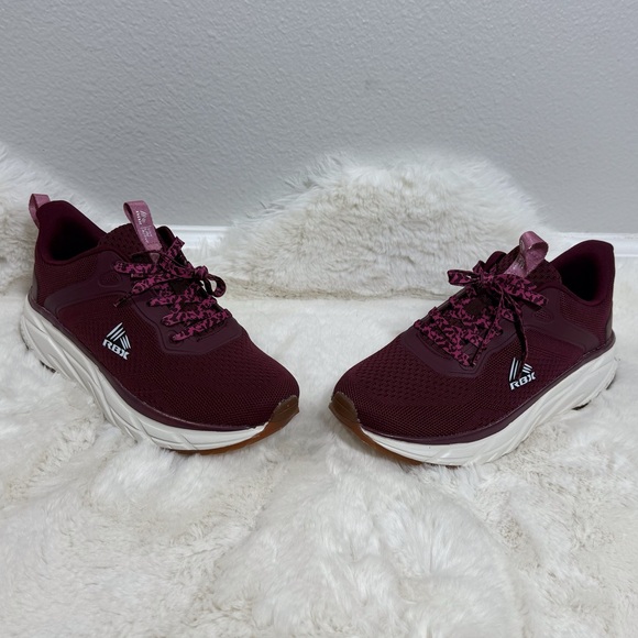Women's RBX Maroon Sneakers Athletic Shoes, Size 9 - Picture 5 of 10